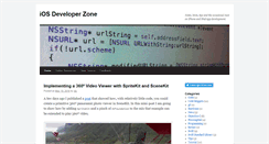 Desktop Screenshot of iosdeveloperzone.com